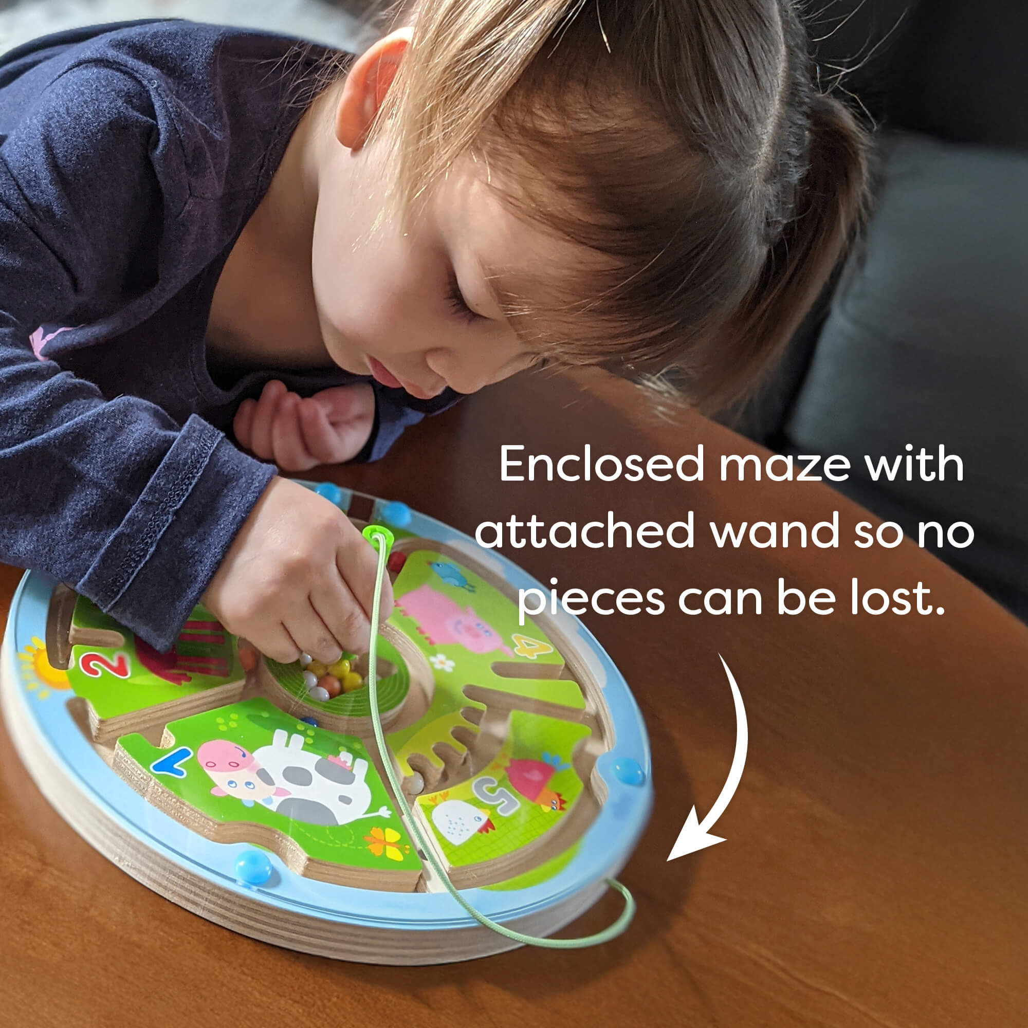 Number Maze Magnetic Game